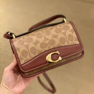 NWT Coach Bandit Crossbody In Signature Canvas With Rabbit Charm- CF936